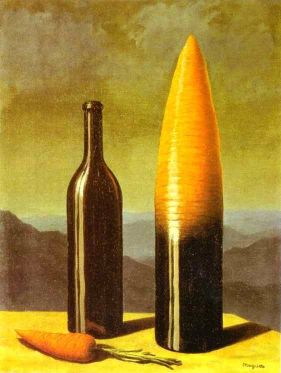 René Magritte. The Explanation. 1954. Oil on canvas. 80 x 60 cm. Private collection